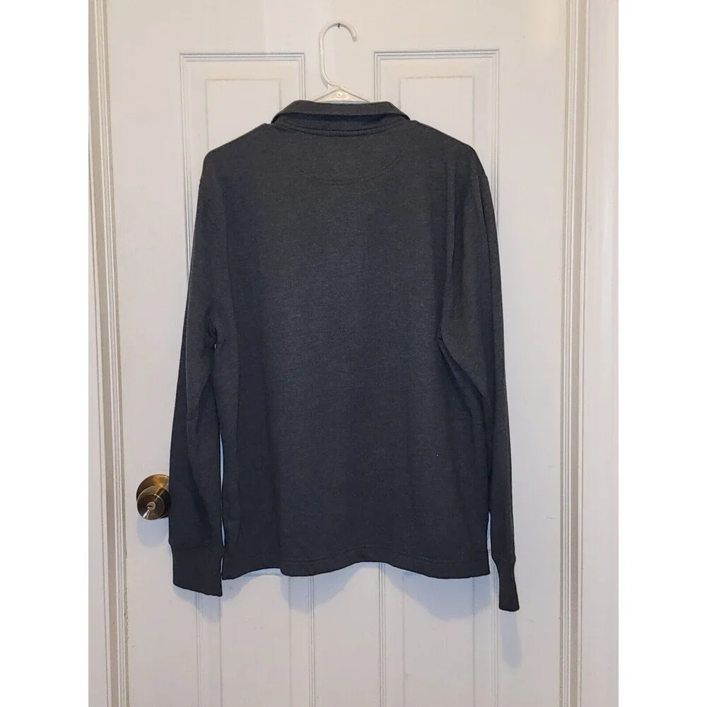 J. Crew Authentic Fleece Sweater Size M Gray
